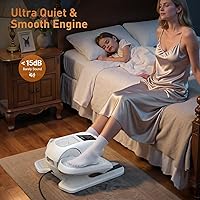 Vista 6 de Under Desk Elliptical Exercise Machine, Elliptical Leg Exerciser as Seen on TV, 12 Speeds Leg Exerciser While Sitting for Seniors, Electric Seated