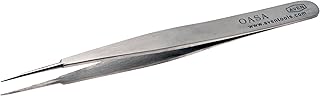 Aven 18027USA Pattern OC Straight Fine Precision Tweezer, Stainless Steel, 3-1/2