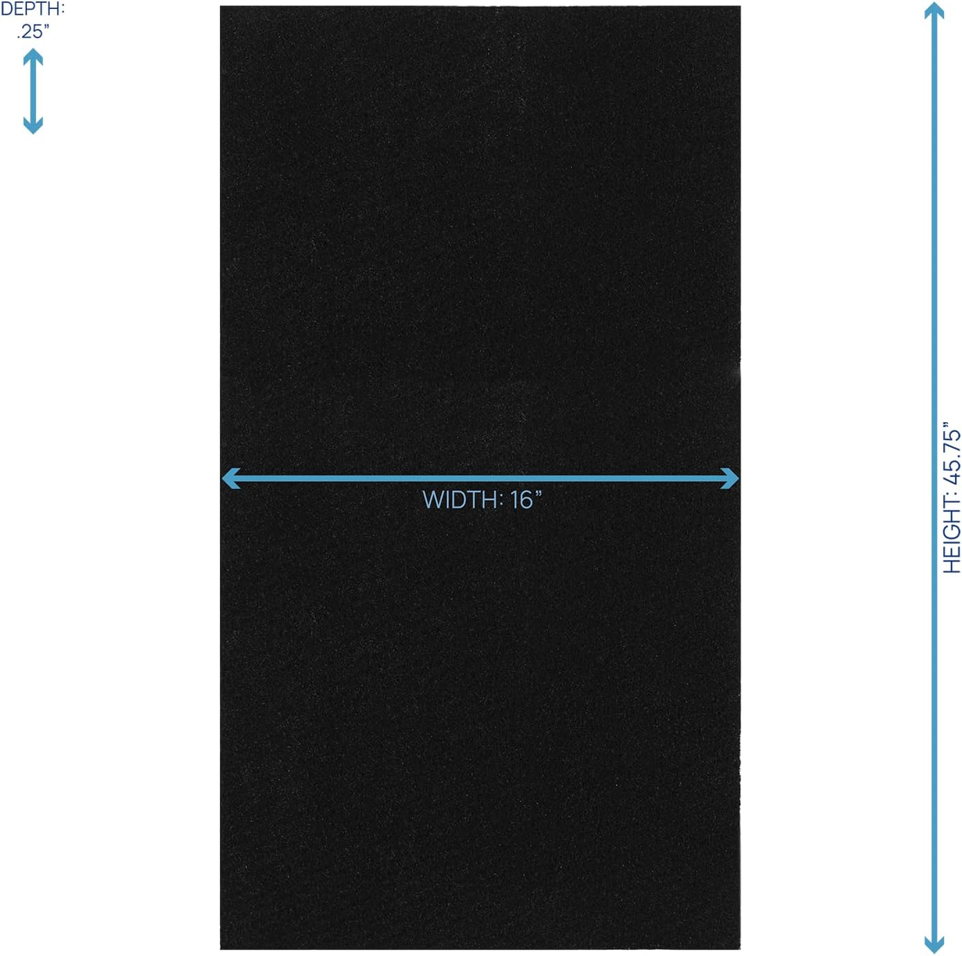 Filter Bros HRF-AP1 Cut to Fit Activated Carbon Roll Replacement Fits Honeywell