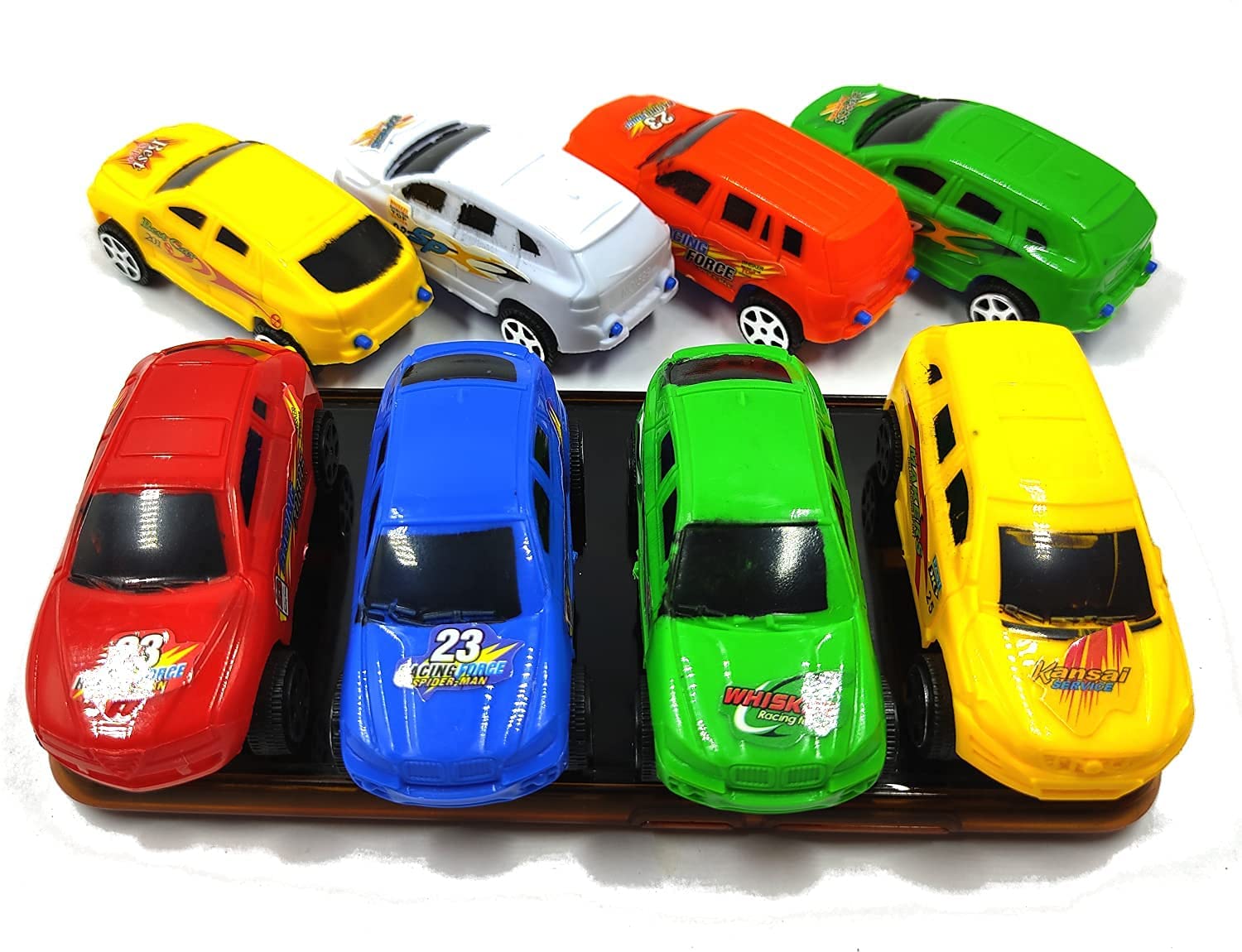 BHATI ECO SALES Unbreakable Push&Go Crawling Toy For Kids&Children,Cars For 3+Years Old 12 Pcs Mini Car Racing Friction Toy Car Set For Kids Boys&Girls Return Gift Item Multicolor Pack 1