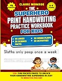 Superhero Print Workbook