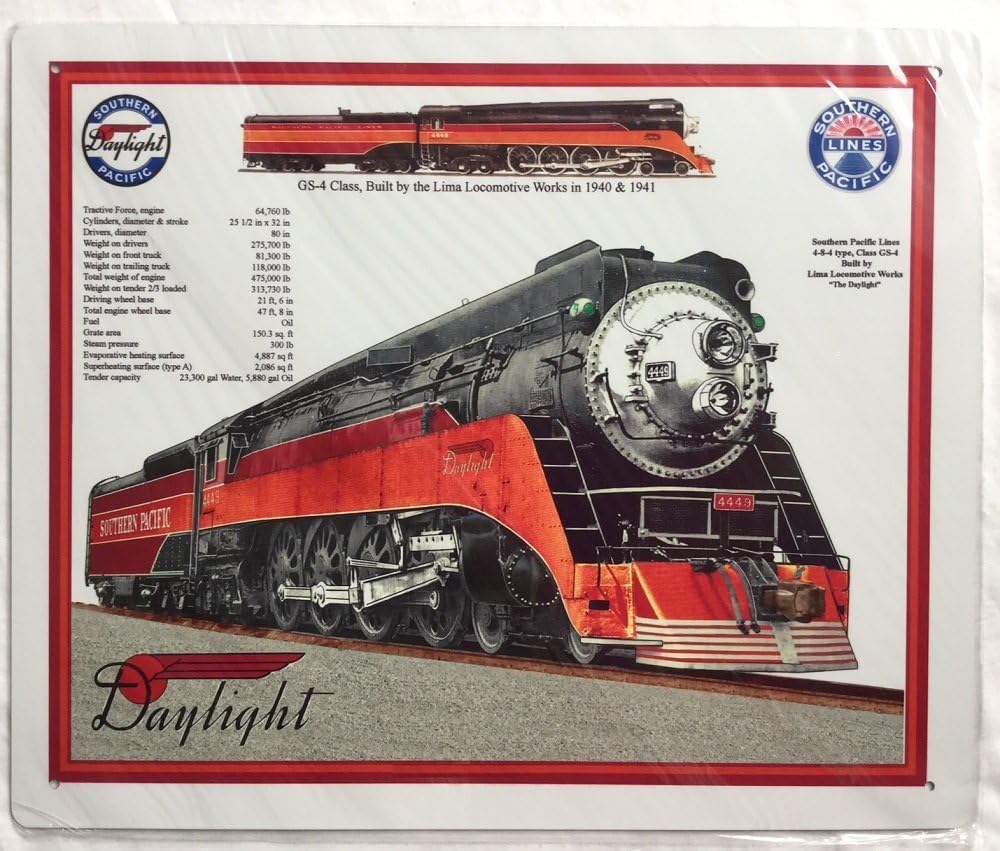 Railroad Tin Sign - Southern Pacific Railroad Daylight #2
