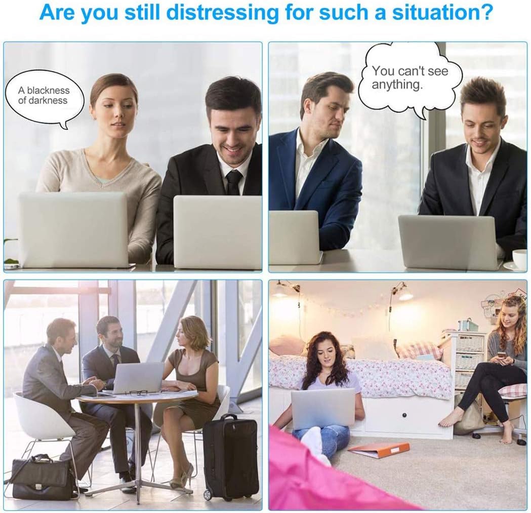 WLWLEO Privacy Film for 11.6 Inches Laptop Notebook, 16:9 Ratio Screen, Anti Blue Light Screen Protector with Privacy Filter, Anti-Scratch Protector Film for Computer Displays 257x145mm