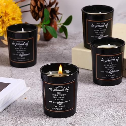 Miniatura 3 de MTLEE Paquete de 16 velas perfumadas para regalo, velas de cera de soja de aromaterapia, perfumadas a granel para dama de honor, cumpleaños, San