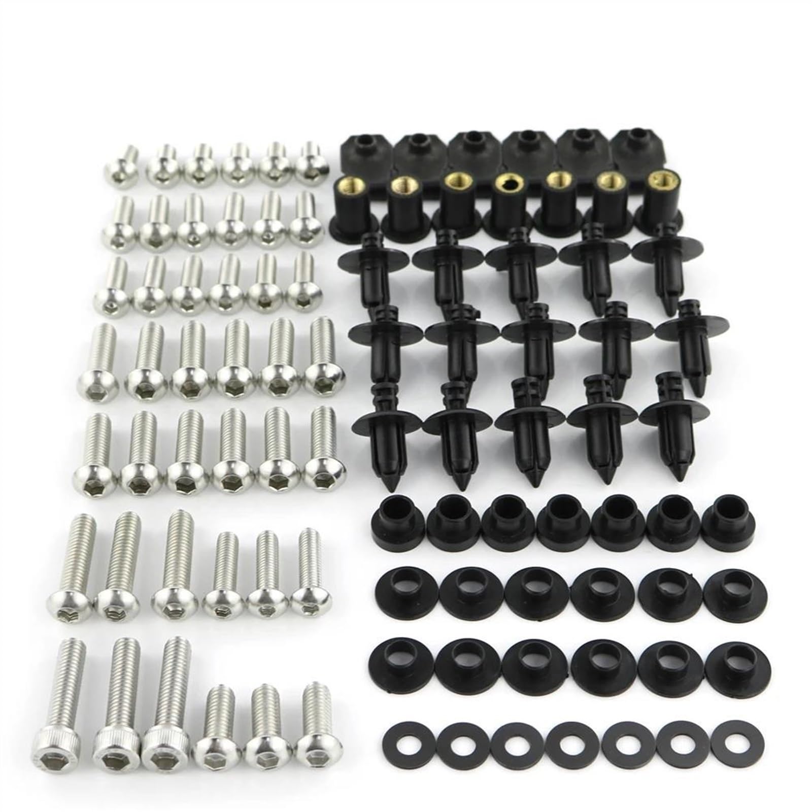 Motorcycle Fairing Screws Kit Windscreen Bolts For Suzuki GSXR600 GSX-R600 GSXR 600 750 2004 2005(Onecolor)
