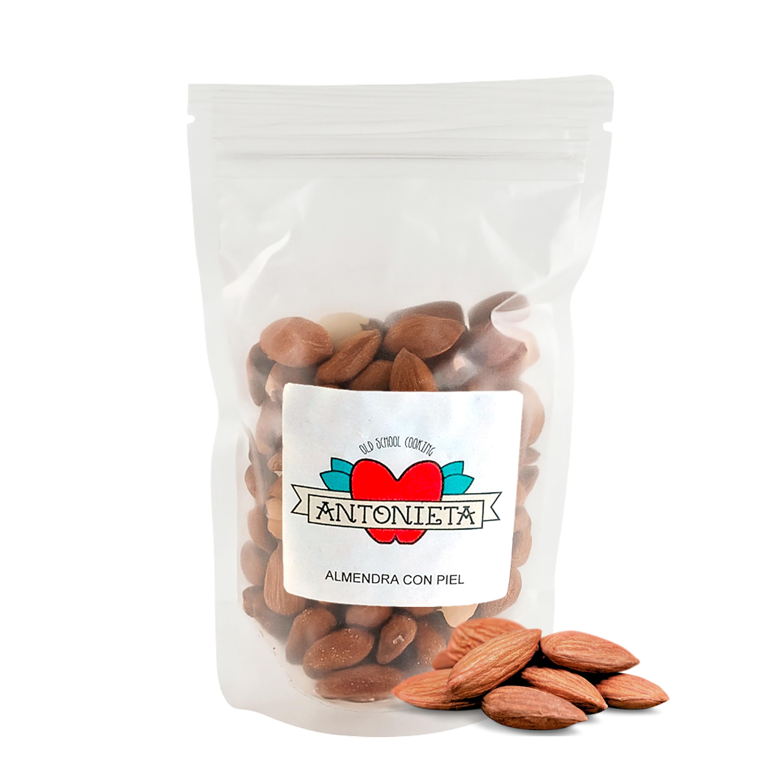 Almendra Natural Tostada de España 125 Gramos Frutos Secos Sin Sal