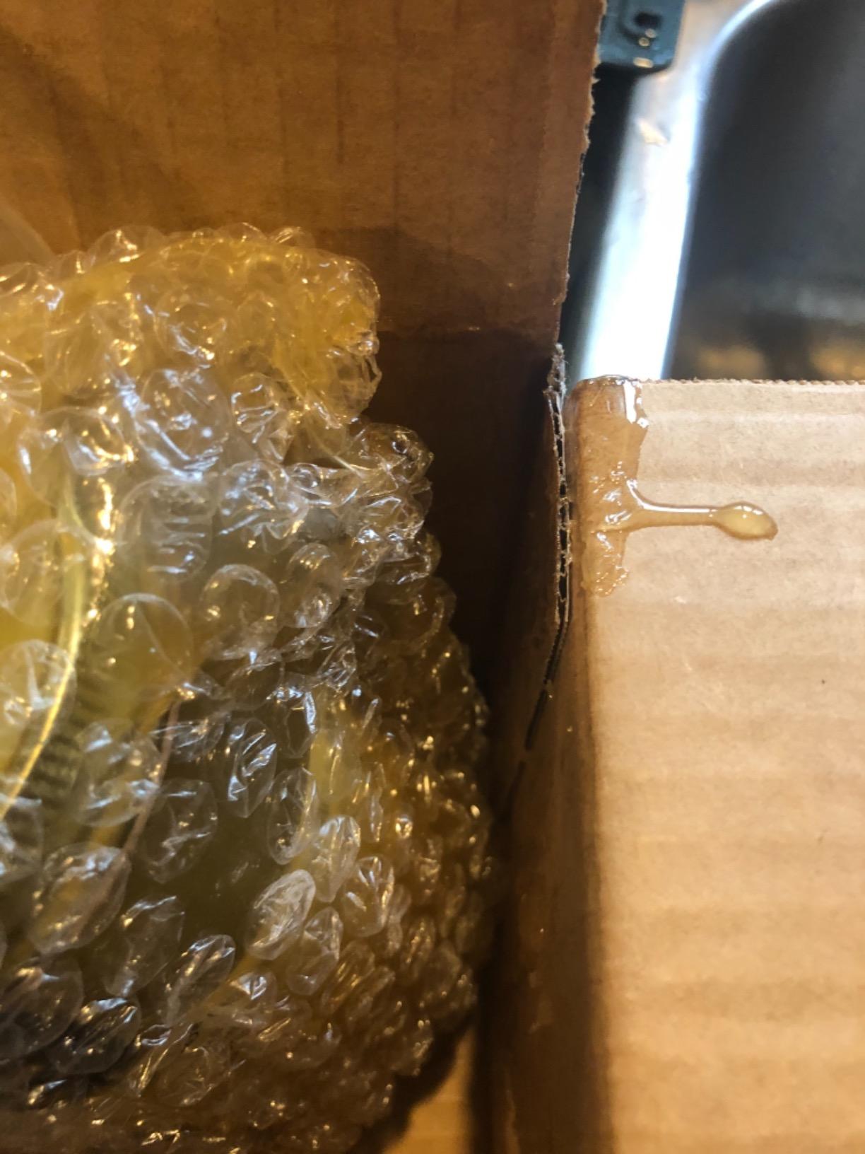 Jar smashed in transit. Item not returnable. Total waste.