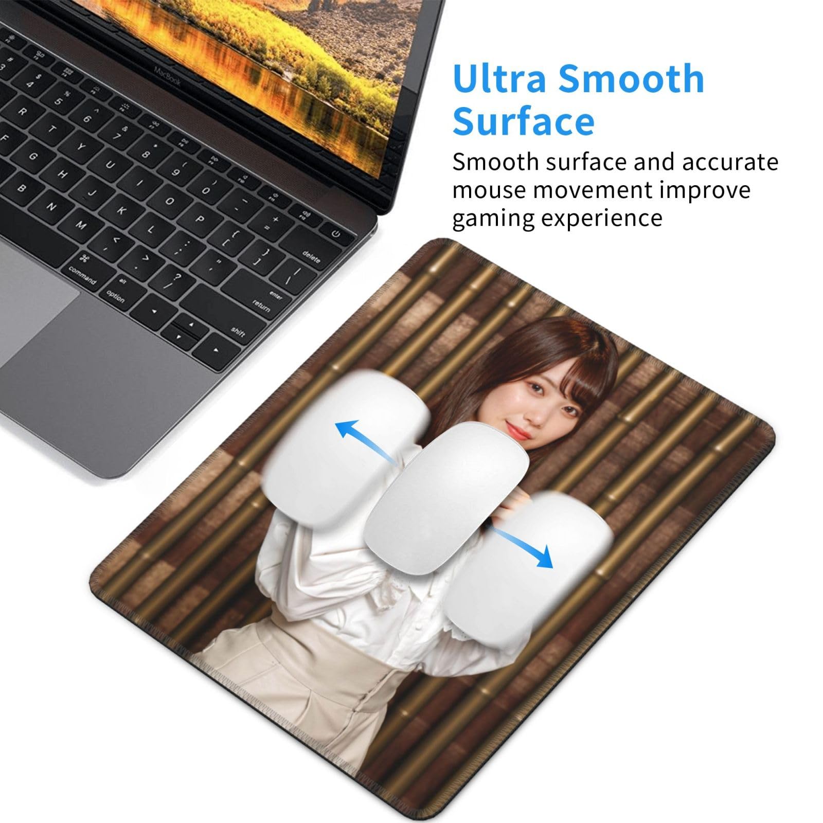 石川澪　マウスパッド Amazon.co.jp: 石川澪 マウスパッド ゲーミング かわいい ラバー