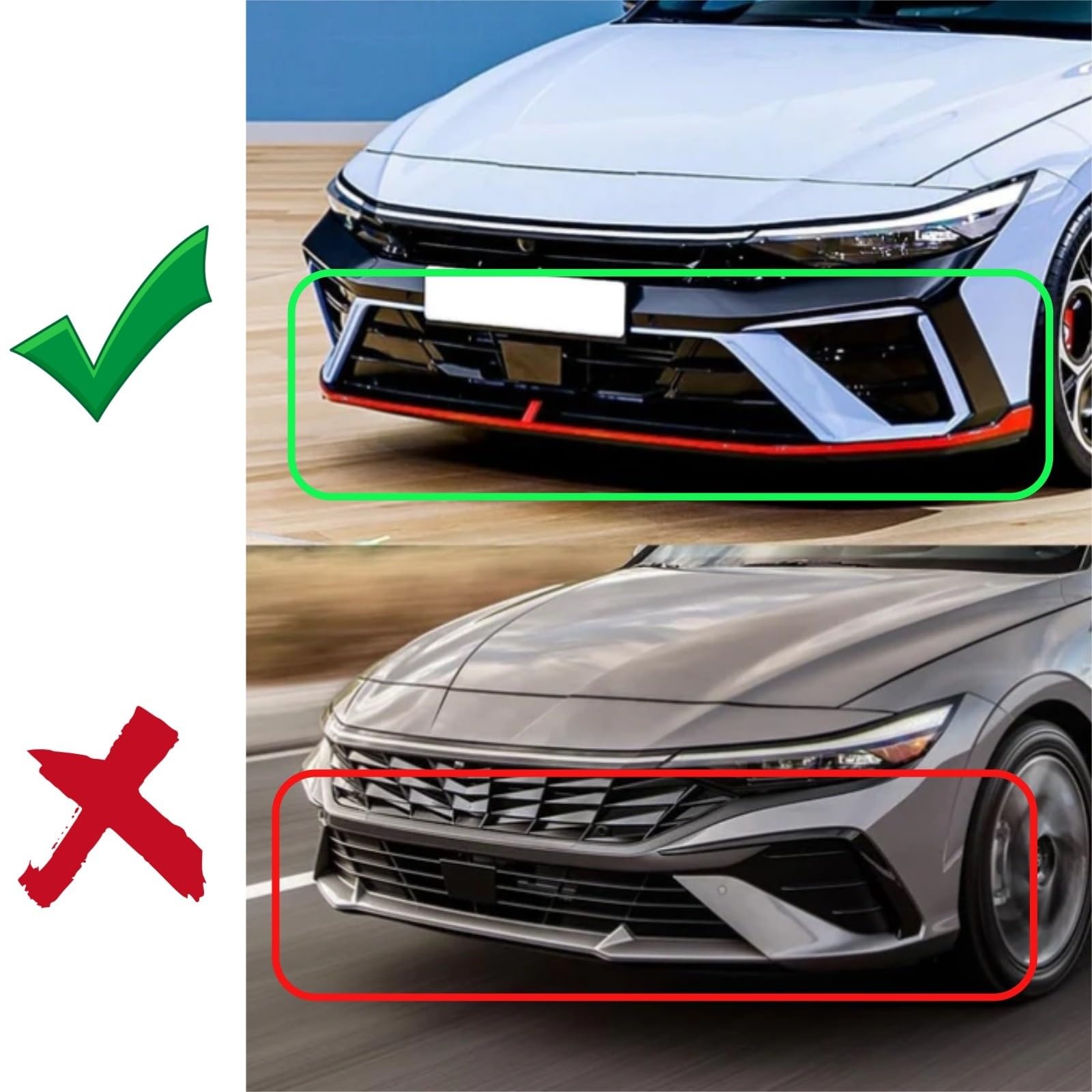 przedniego zderzaka Do Hyundai Elantra N-Line 2024-2026