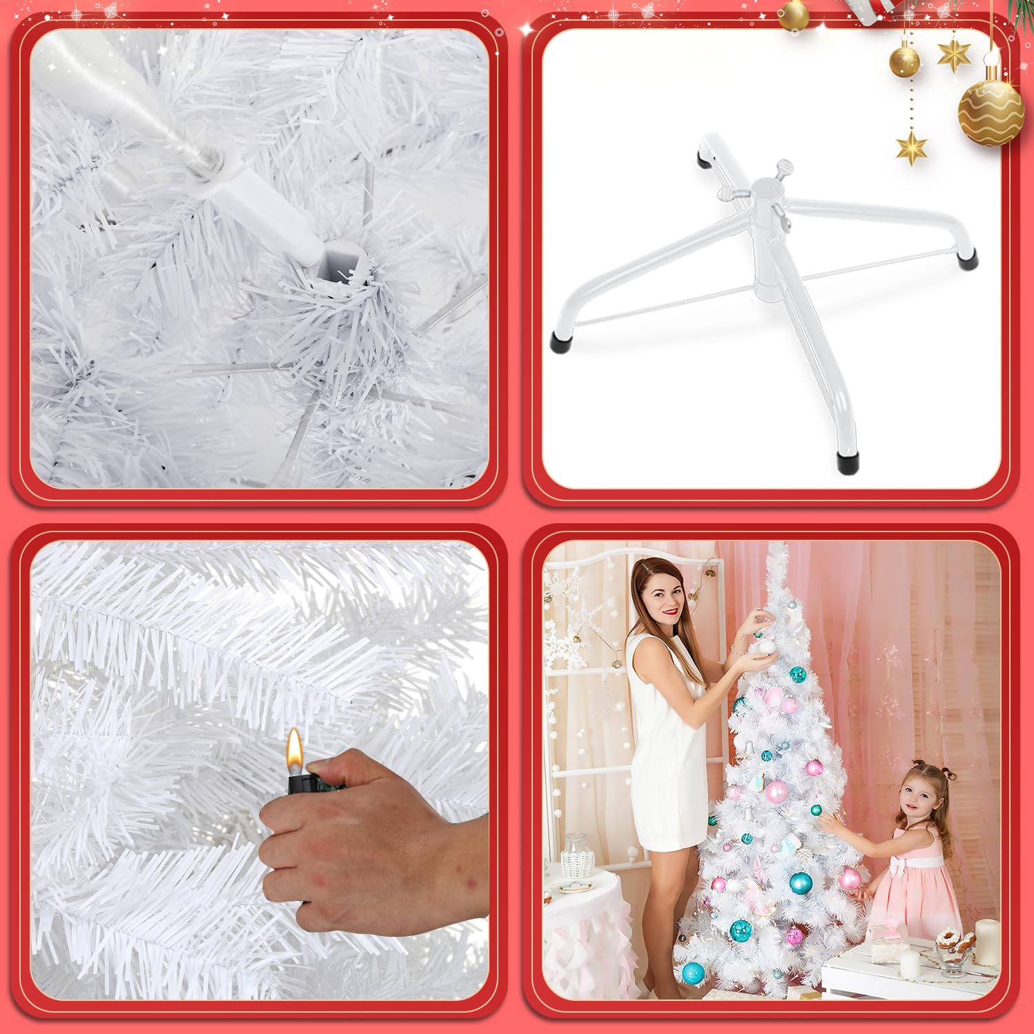 Sonnewelt Sapin De Noël Artificiel 120 Cm Avec Support En