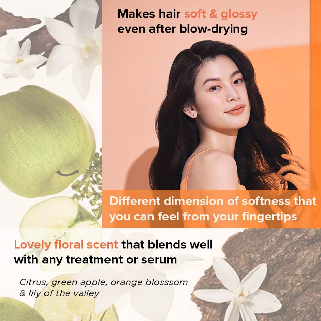 Mise En Scene Perfect Serum Original Conditioner, 530ml, Argan Oil and Jojoba Seed Oil for Damaged Hair - Image 4