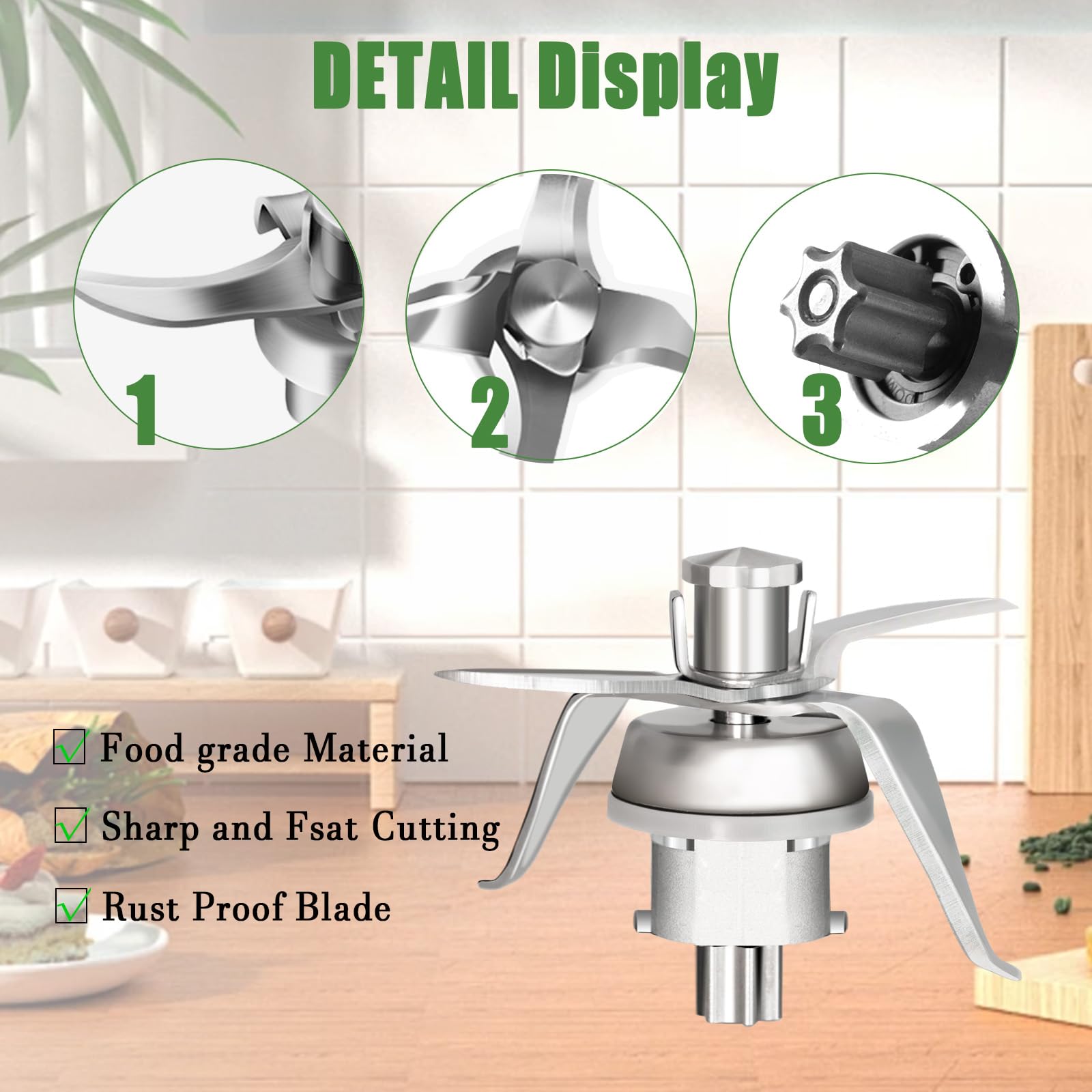 Lama Frullatore Ricambio Per Bimby TM21 - Acciaio Inox - Foto 9