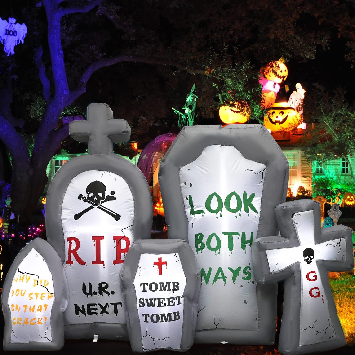 PARTY Life 7 Ft Halloween Inflatable Outdoor Decorations