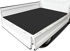 Rubber Mat for Truck Bed Light Truck Bed Mat Thickness Approx. 3mm x 1400mm x 2000mm Light Truck Anti-Slip Outdoor (Black Stripes, 2000*1400*3mm)