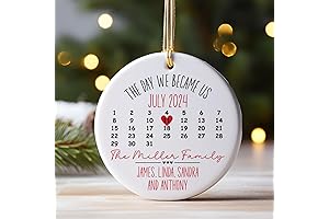 Customizable Keepsake: Adoption Ornament 2023 - Celebrate Adoption Day with a Personalized Ornament