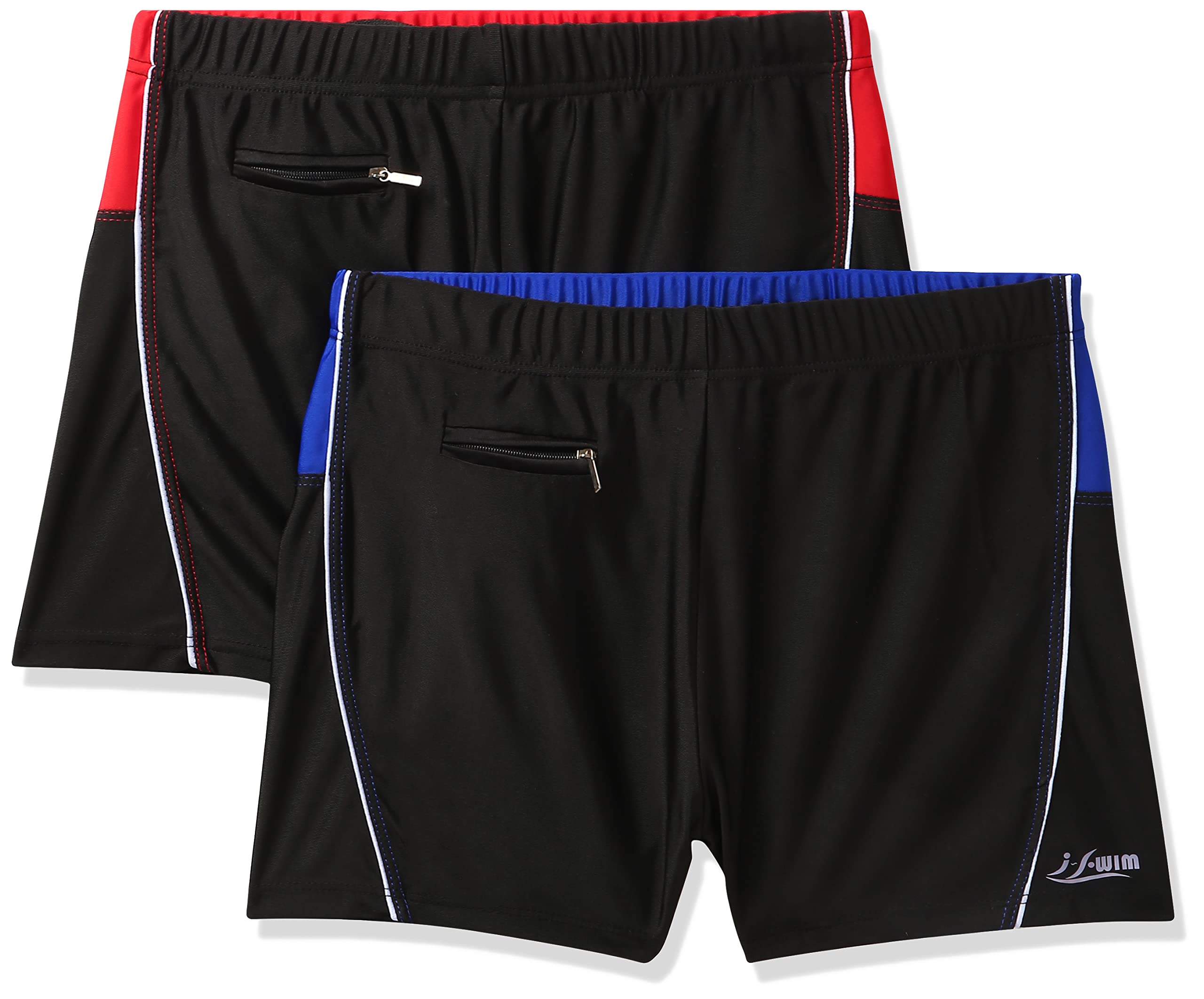 Mens Costume Is-006 Size XL Black Red with Is-006 Size XL Black Blue Pack of 2 and Swimming Goggles Is-508-image-12