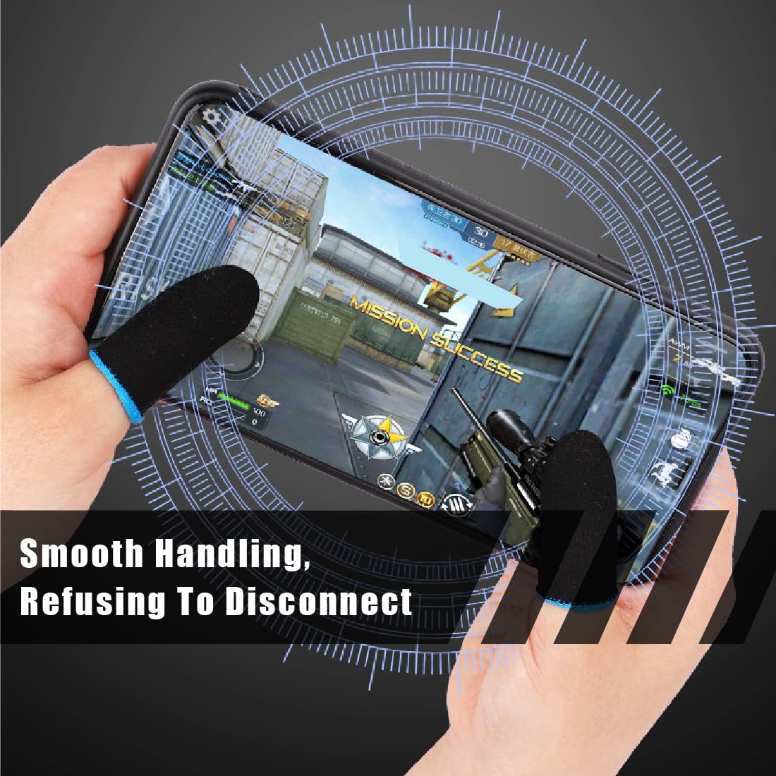 Manicotti Per Dita Da Gaming - 4 Pezzi Per Touchscreen Sensibile, Anti-Sudore - Foto 2