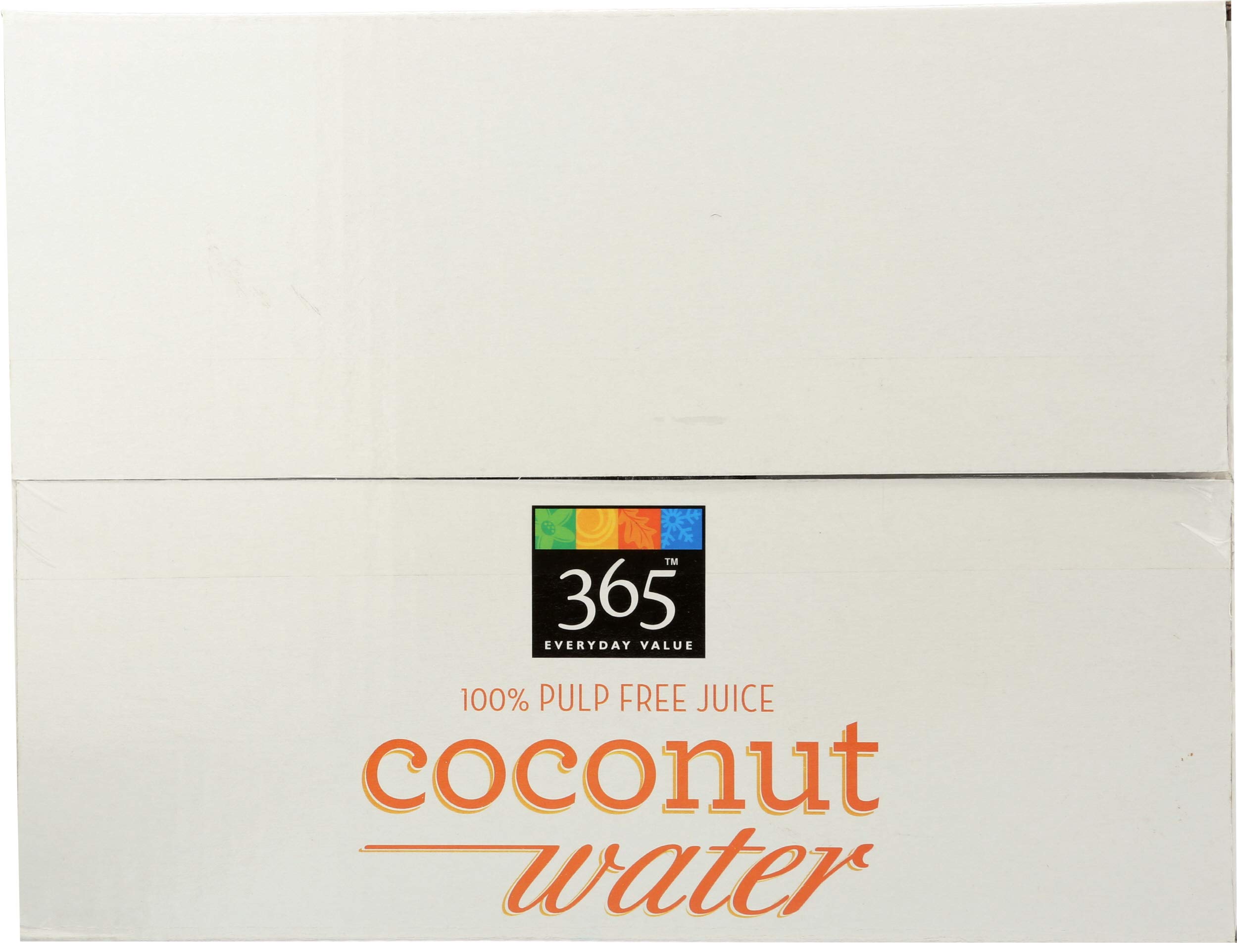 365 by Whole Foods Market, Coconut Water, 17.6 oz, (Pack Of 12)