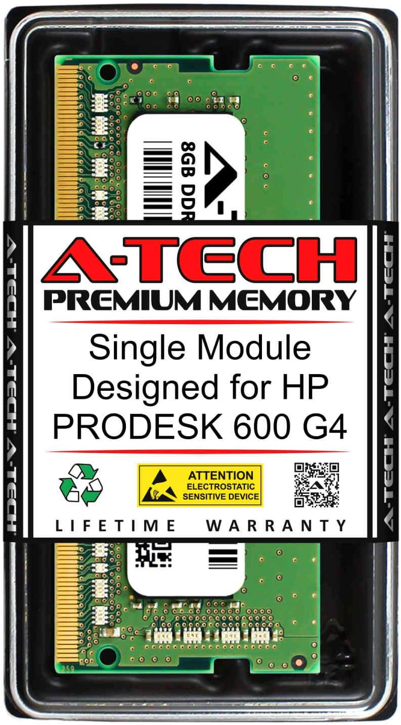 A-Tech 8GB RAM for HP PRODESK 600 G4 | DDR4 2666MHz SODIMM PC4-21300 260-Pin Non-ECC Memory Upgrade Module