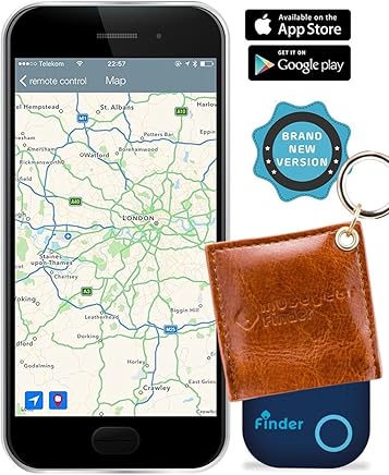 musegear Localizador de Llaves App con Piel - marr?n - Nueva VERSI?N 2 | M?s Volumen - 1 Paquete musegear Localizador de Llaves App con Piel - marr?n - Nueva VERSI?N 2 | M?s Volumen - 1 Paquete
