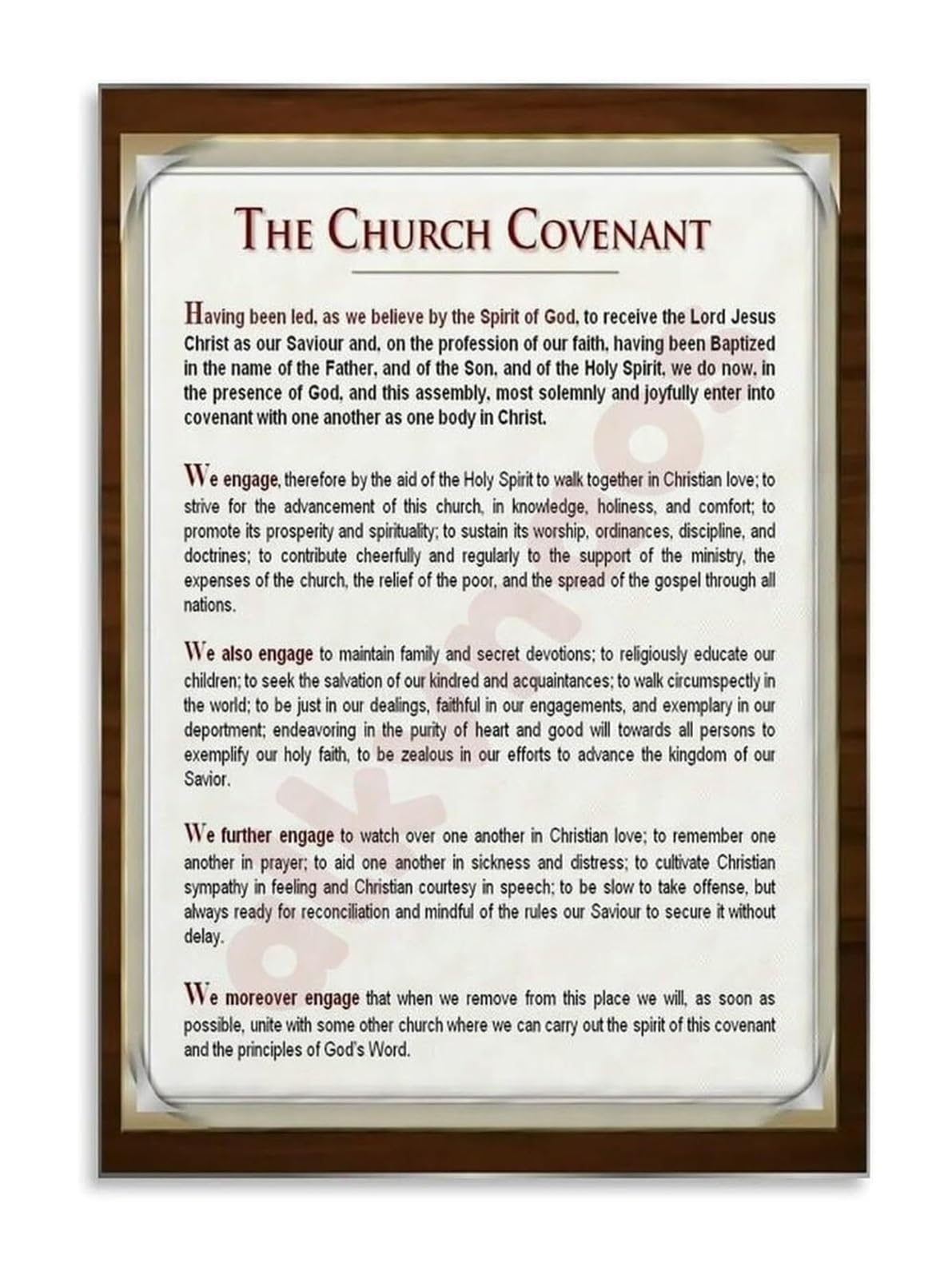PKNVKZIDK Christian Church Principles Vintage Metal Tin Sign for Worship Space Decor and Religious Inspiration 8 X 12 inch