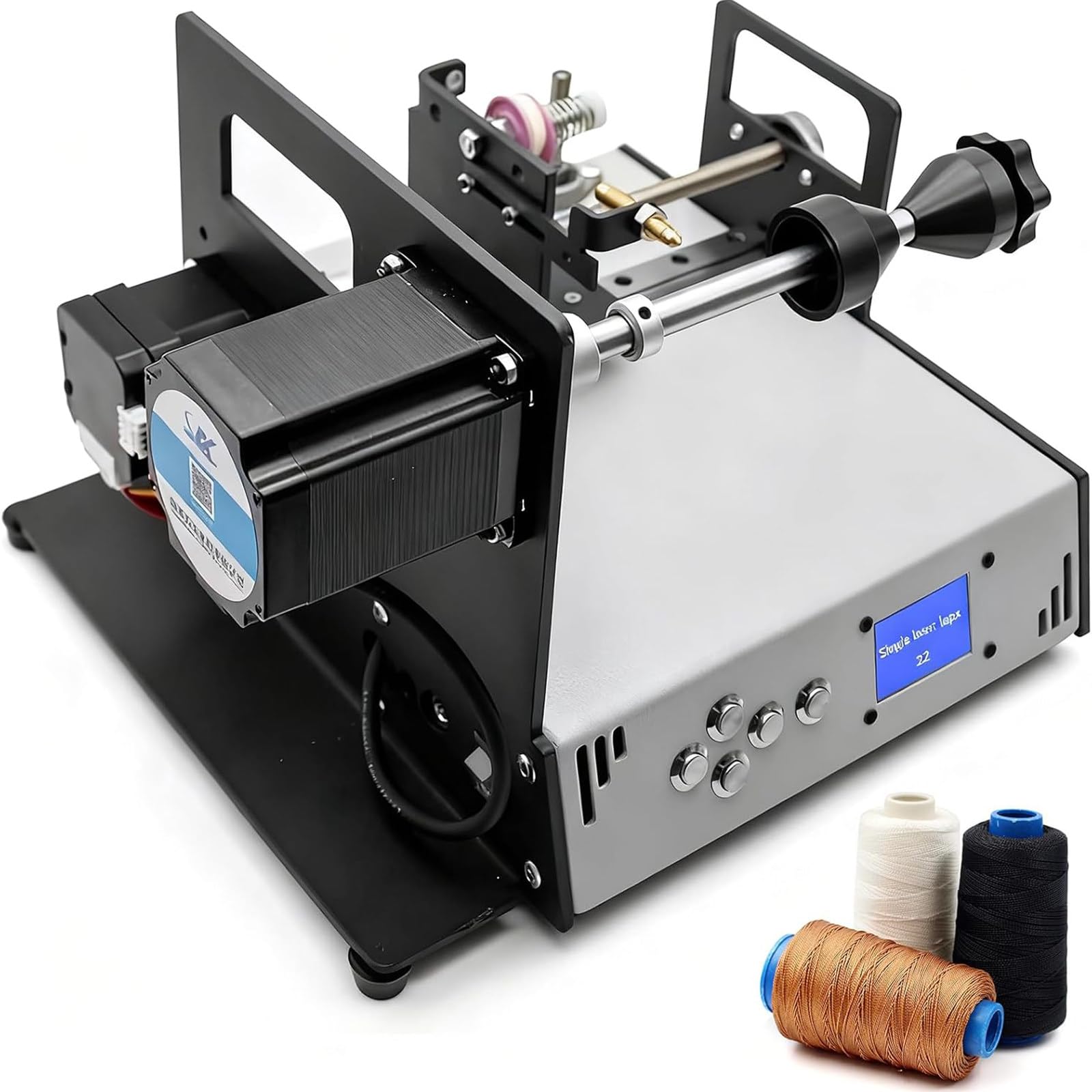 Máquina de bobinado de bobina programable con velocidad ajustable industrial y pantalla LCD digital