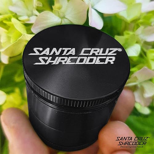 Miniatura 8 de Santa Cruz Shredder Molinillo de hierbas de 3 piezas mediano 2 1/8" agarre superior y aluminio (negro)