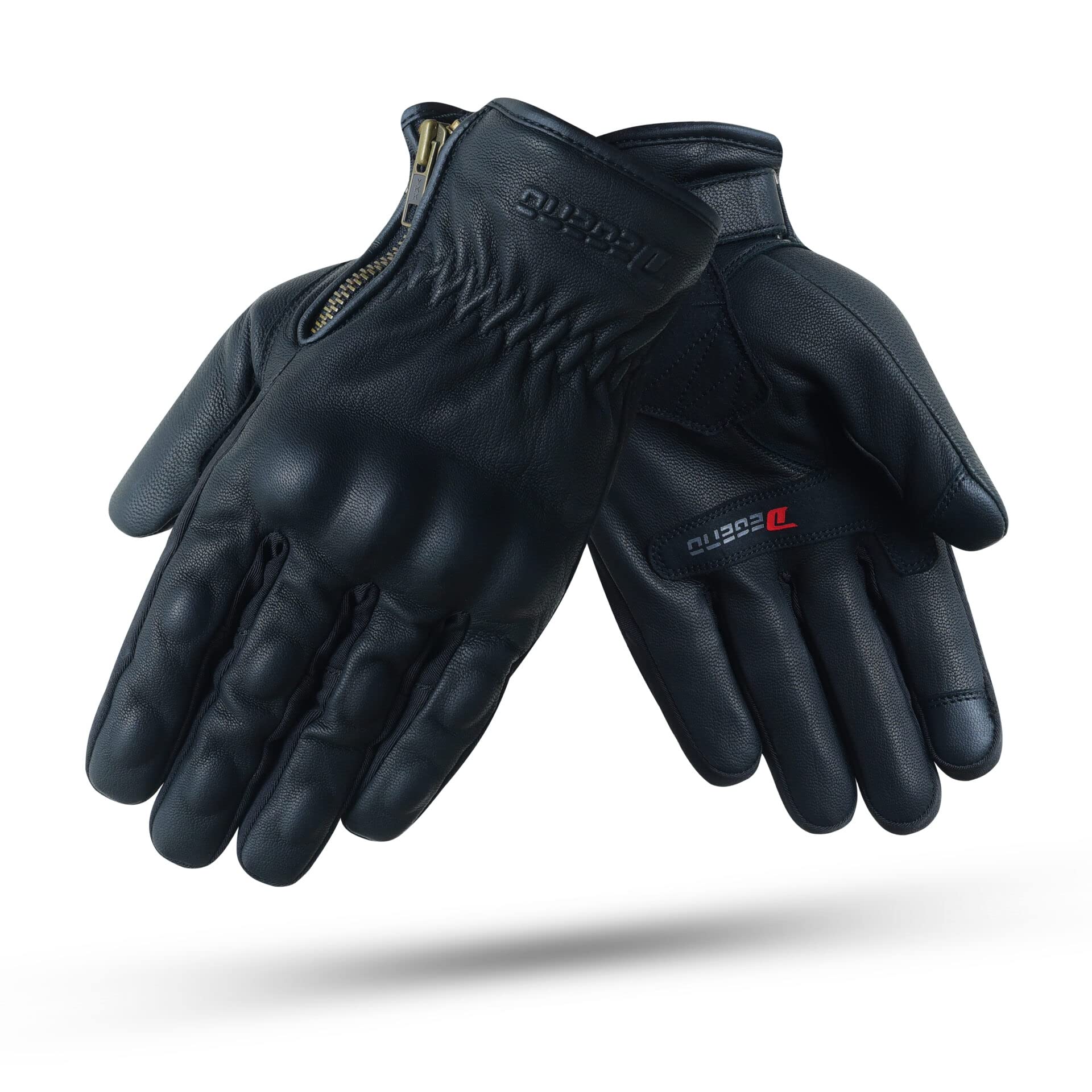 Indus Lady | Guantes Moto Invierno Mujer | Guantes de Piel Impermeables Transpirables con Forro para Invierno - Protecciones en Nudillos, Dedos y TPU - Accesorios Motocicleta Homologado CE
