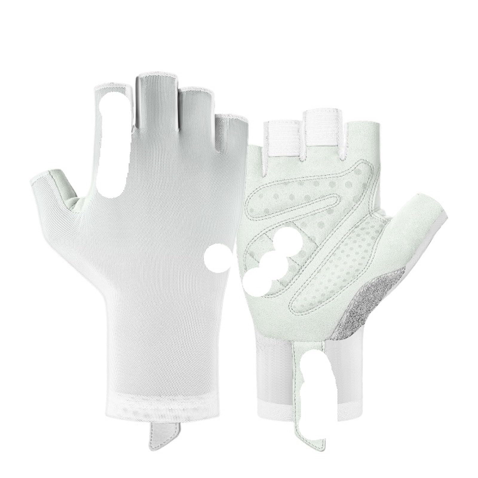 Guanti da Ciclismo Guanti sportivi a mezze dita for bici da strada, pantaloncini estivi traspiranti, guanti imbottiti antiurto for uomo e donna.