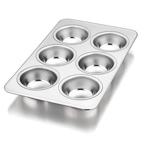 P&P CHEF 6-Cup Muffin Pan Tin