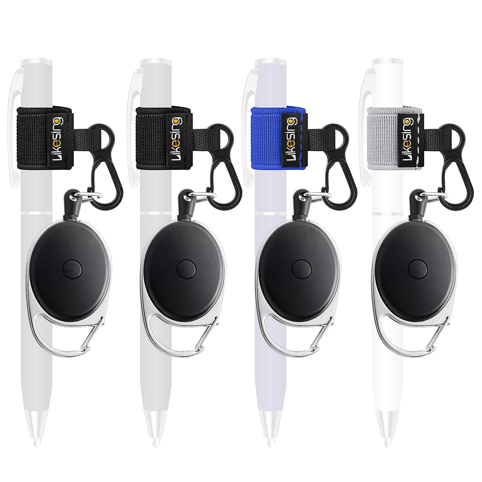Porte-stylo rétractable 70cm clip anti-perte porte-crayon pour charpentier