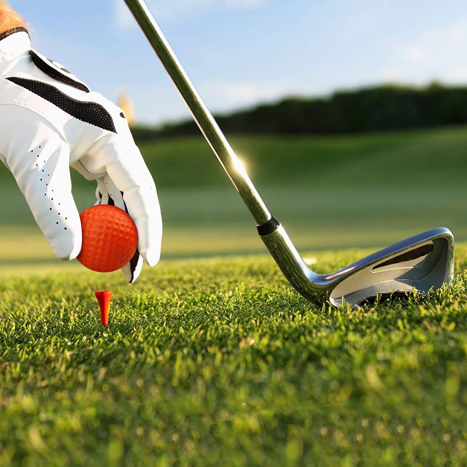 Kofull Golf éponge en Mousse PU Balles de Golf Pratiquer Intérieur ou extérieur Practise Training Doux Balles