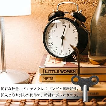 Amazon.co.jp: ChasCoCoネジ巻き時計 ねじ 2個 オルゴール