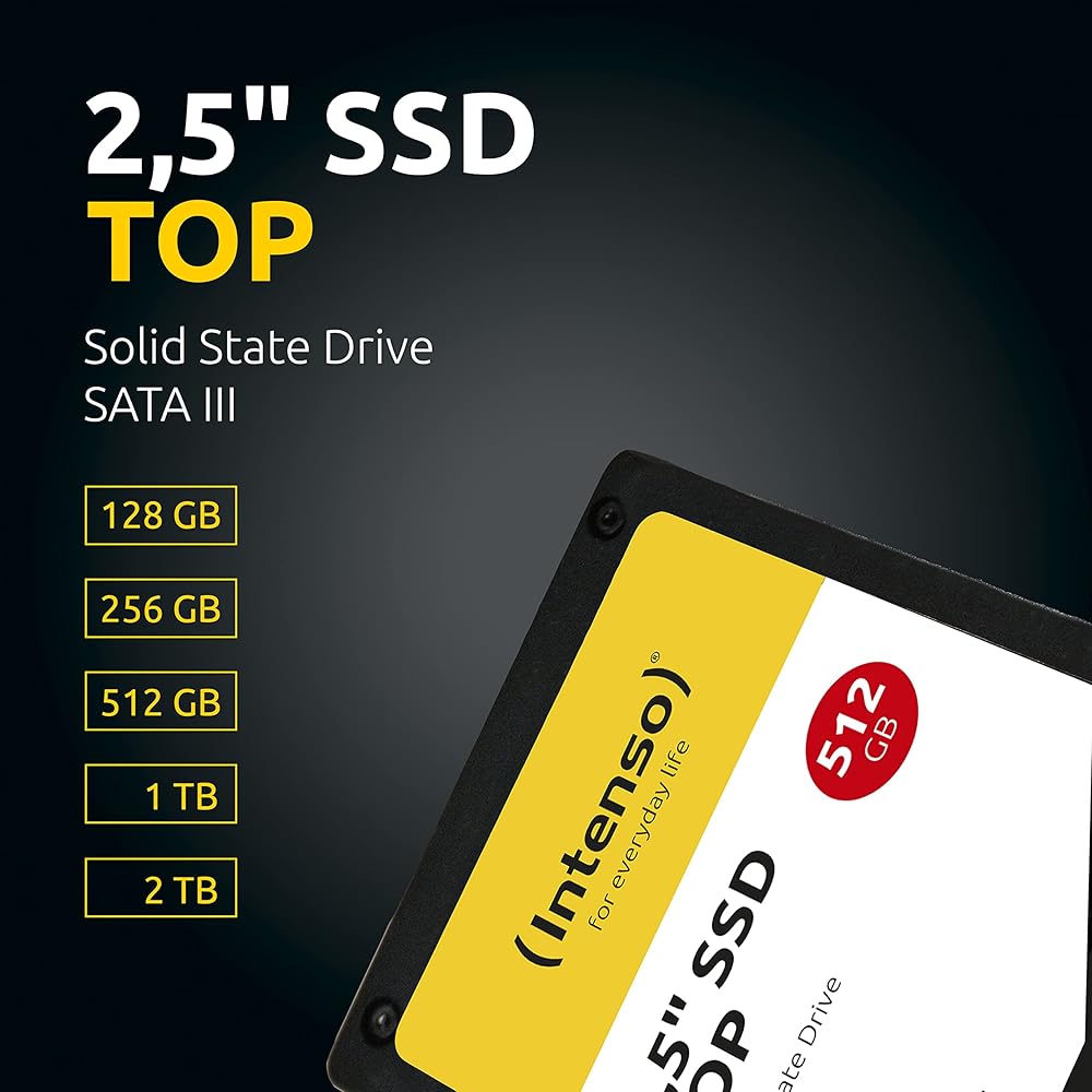 Intenso 2.5-Inch 512GB SATA III Top Performance Solid State Drive thumbnail 3
