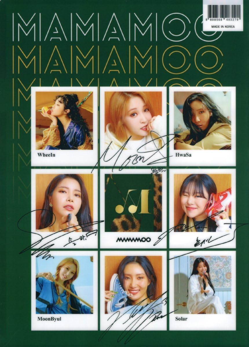 Amazon.co.jp: MAMAMOO ママムー グッズ クリアファイル A4サイズ K