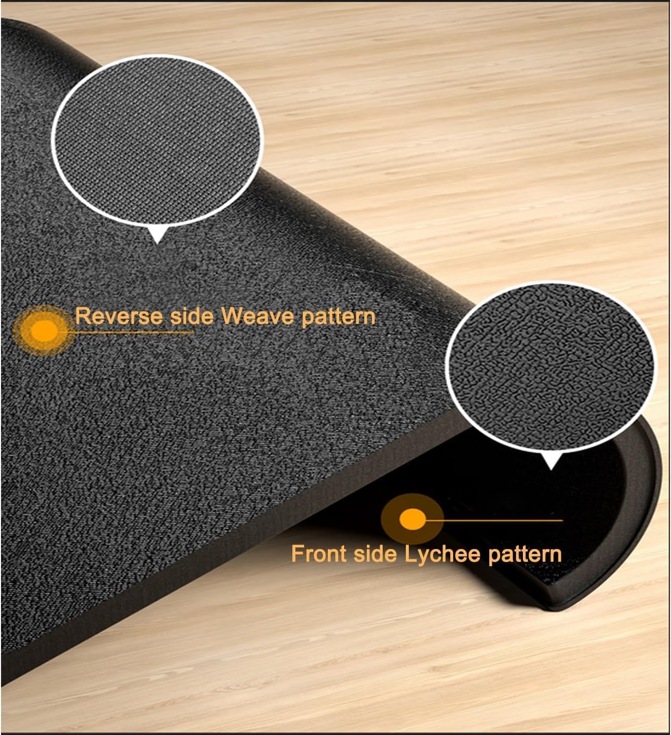 PROIRON Tapis Home Trainer Protection des Sols Tapis de Sport Fitness a la Maison pour Machines d'entraînements physiques pour vélos d’Appartements, Rameurs