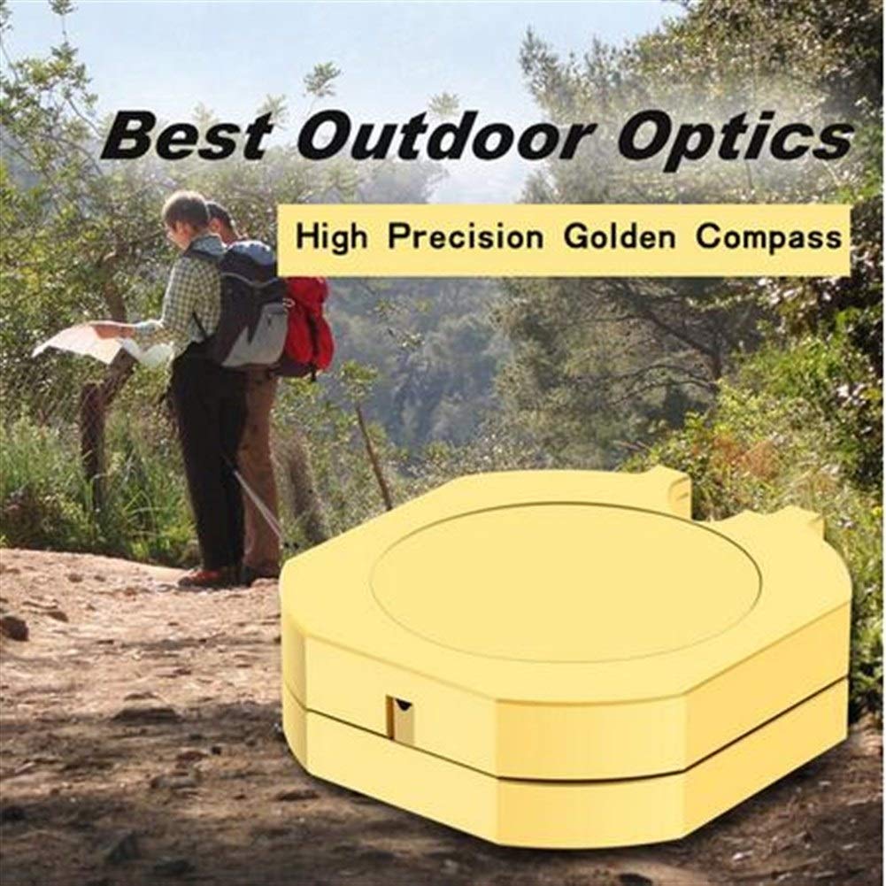 Kompas Nawigacja Metal Golden Compass Handheld Lightweight Polowanie Camping Geological Pocket Compass