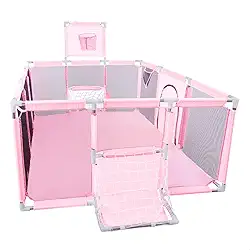 Cercadinho Infantil Grande Chiqueirinho Portátil Para Bebê Criança Cercadinho com Grade