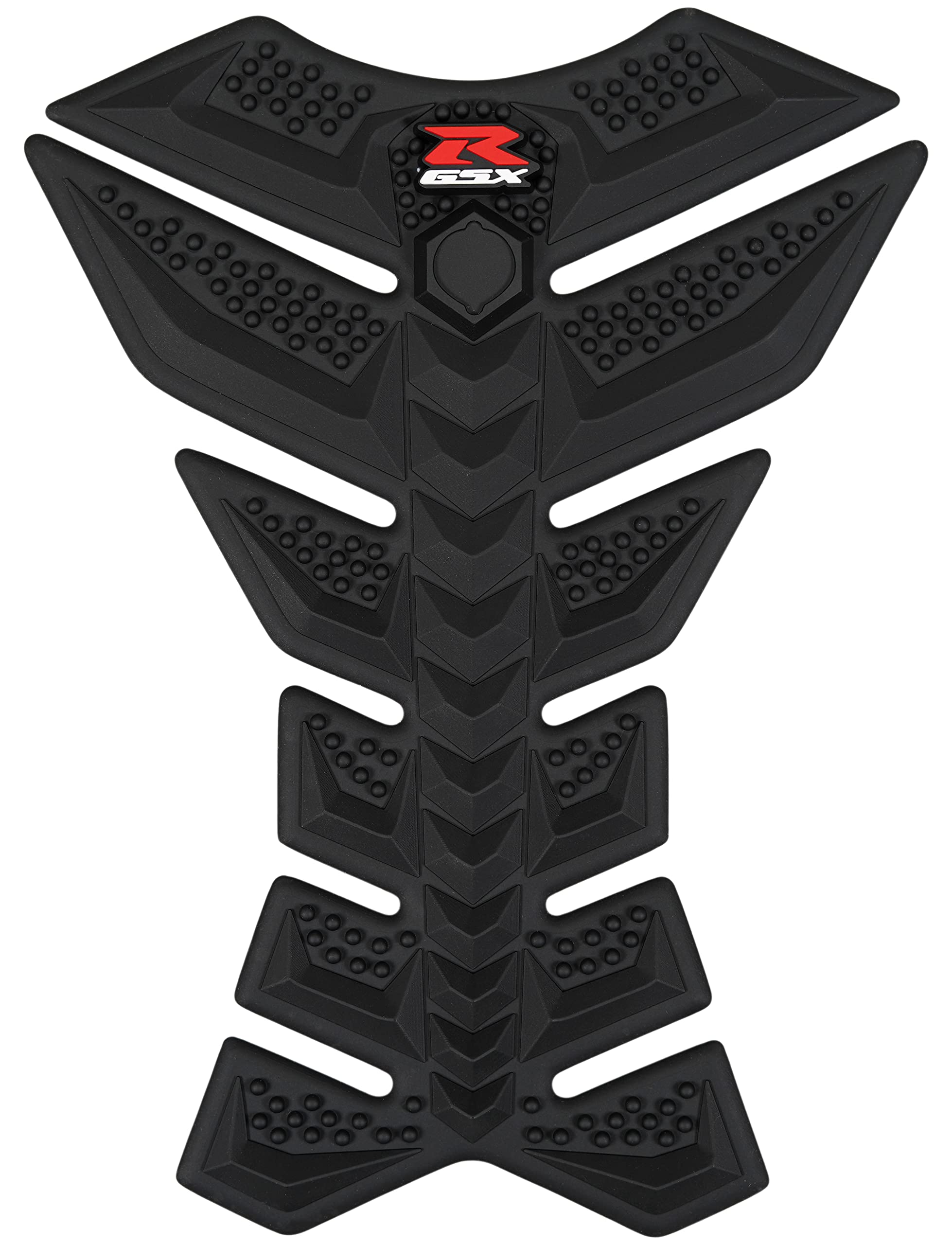 3D Black Rubber Side Tank Pad Protector for GSXR 750/600/1000 Hayabusa GIXXER