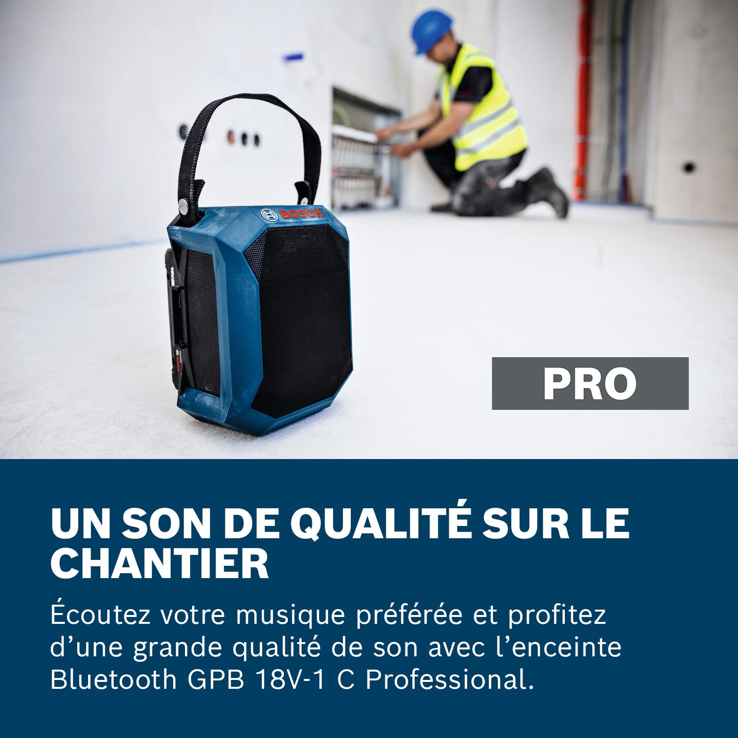 Bosch Professional 18V System Enceinte Bluetooth sans-Fil GPB 18V-1 C
