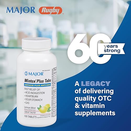Miniatura 5 de Mintox Plus Tabletas antiácidas - 100 unidades.
