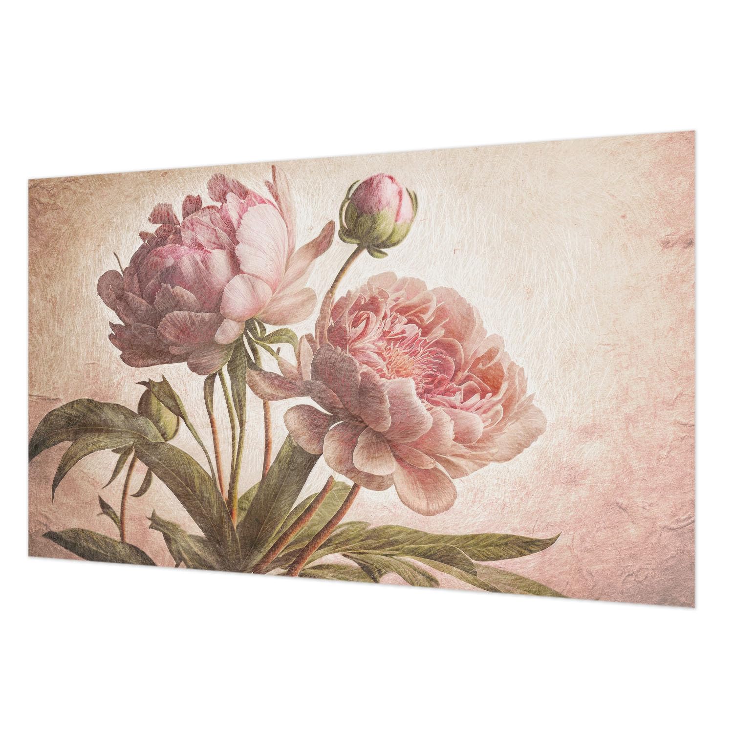 Papier peint pivoines délicates pour transformer votre salon