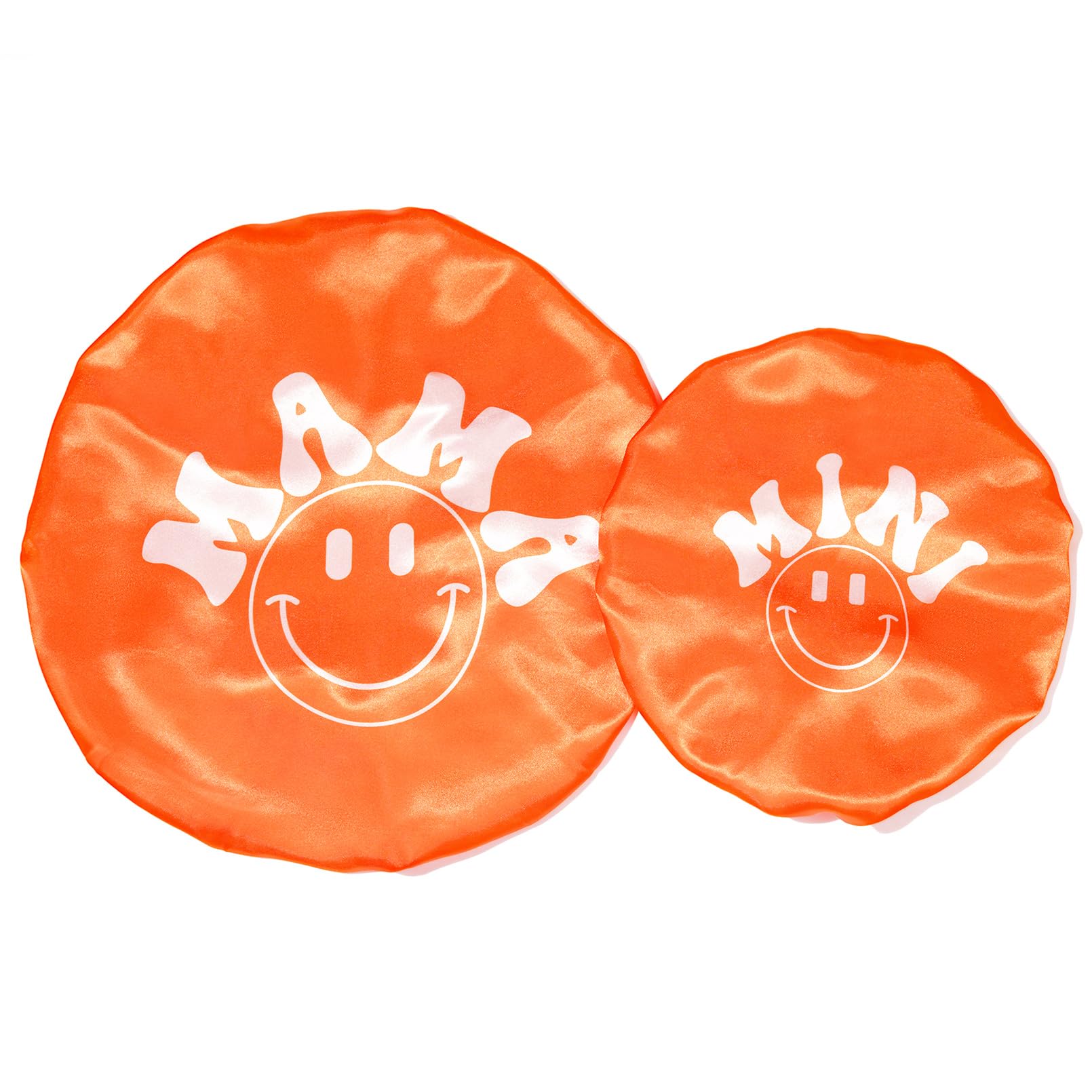 Bonnet Set Baby Mommy Bonnet Sleep Cap Baby Hair Bonnet for Women Girls Kids Toddler Curly Reversible Adjustable Hair Cap ha Double Layer