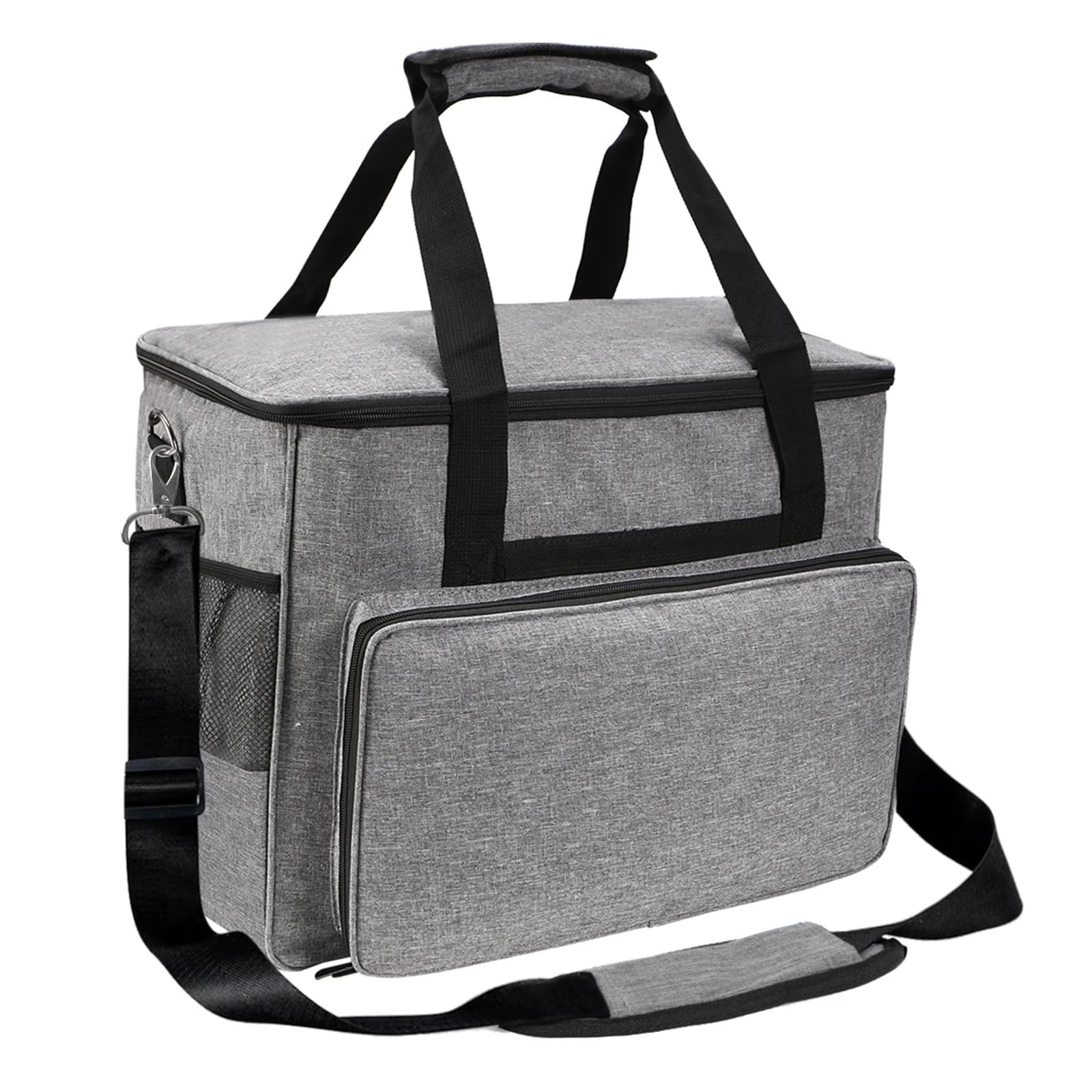 Estuche Grande for máquina de Coser, Bolsa Viaje portátil Multifuncional con múltiples Bolsillos y Accesorios(Grey)