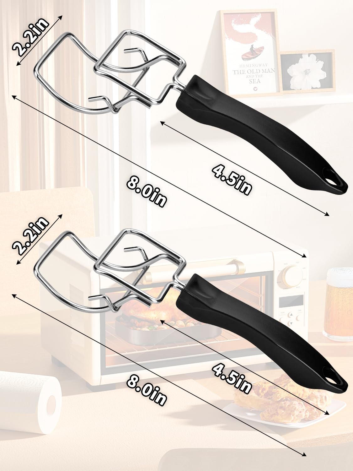 Air Fryer Tray Extractor - Easy Oven Removal -4