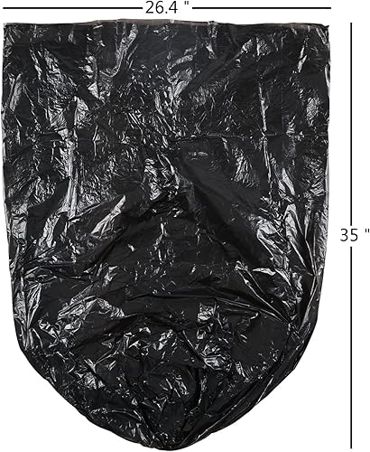 Miniatura 2 de Bolsas de basura negras de 13 galones, bolsa de basura alta para cocina, 6 rollos, 150 bolsas