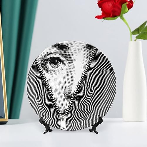 Miniatura 6 de Lina Cavalieri - Placa decorativa de pared, misteriosa placa para colgar en la pared, incluye soporte y gancho de resorte especial, B1, 8 pulgadas