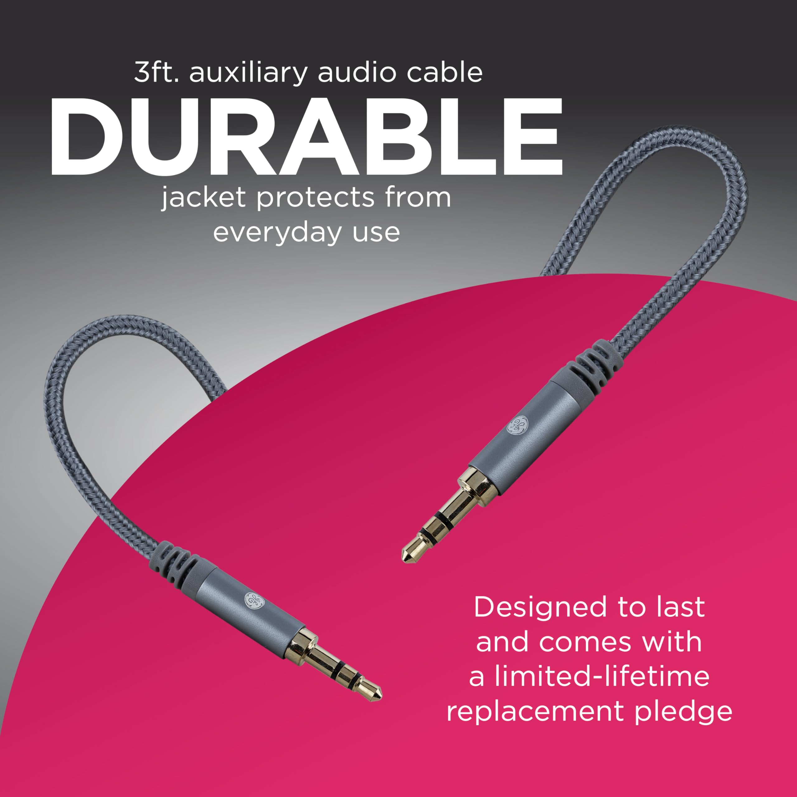 Cavo Audio 3.5mm GE Pro 0,9 m - Dettaglio