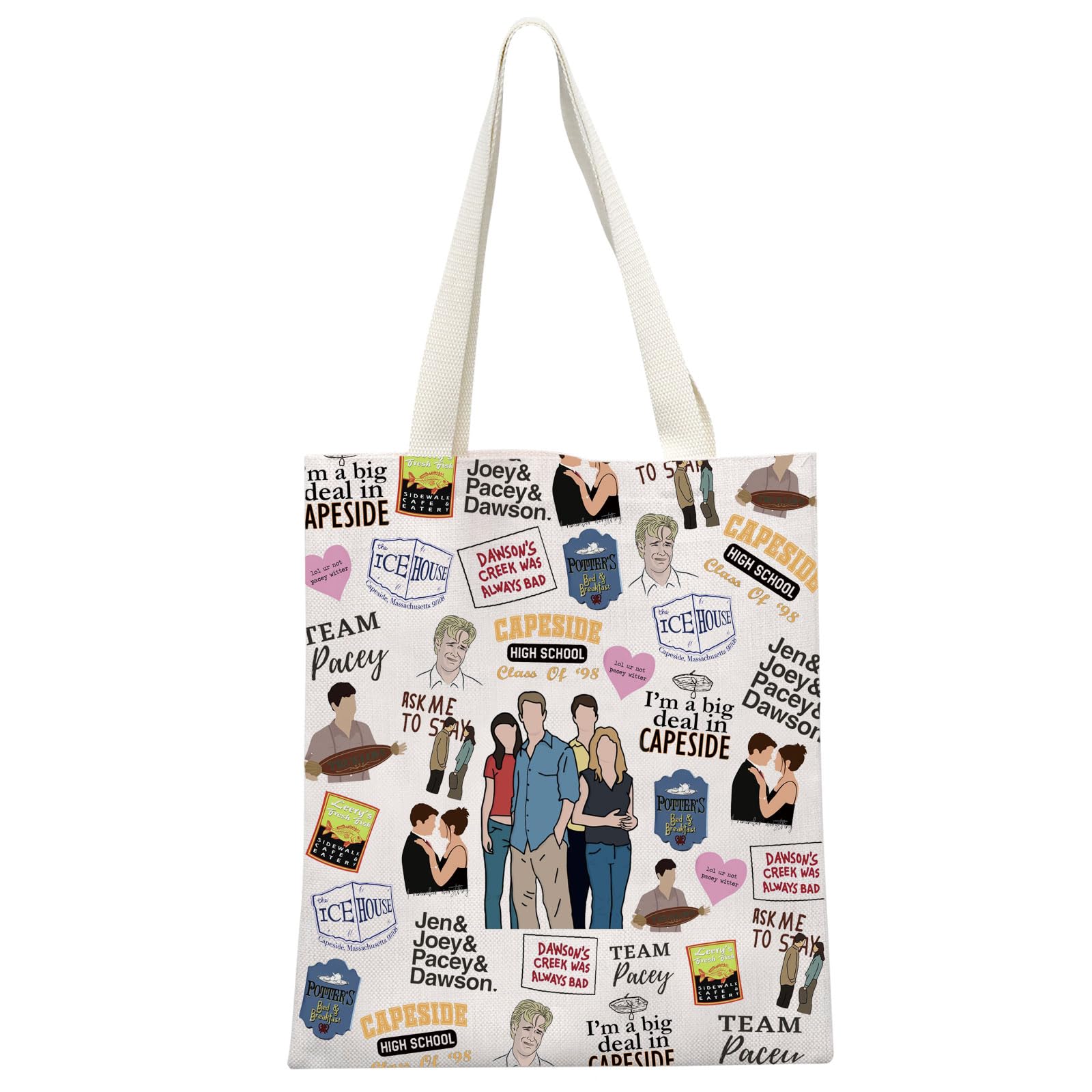 Drama TV Show Inspired Gift Tote Bag TV Show Merchandise Gift Shopping Bag for TV Show Fans Women Friends