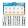 AUKENIEN 15 Value 150 Pcs 0.5A 1A 1.6A 2A 2.5A 3A 3.15A 4A 5A 6.3A 8A 10A 12A 15A 20A Amp 250V Fuses 5x20mm Fast Blow Glass Fuse Assortment Kit for Protecting Eectrical Euipment